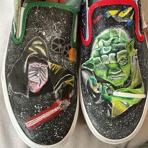Star Wars Hand Painted Vans Prison Art